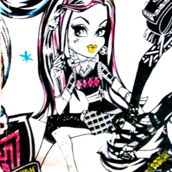 Monster High OG Ghouls Rule Twin Flat Sheet / Fabric - Picture 4 of 9
